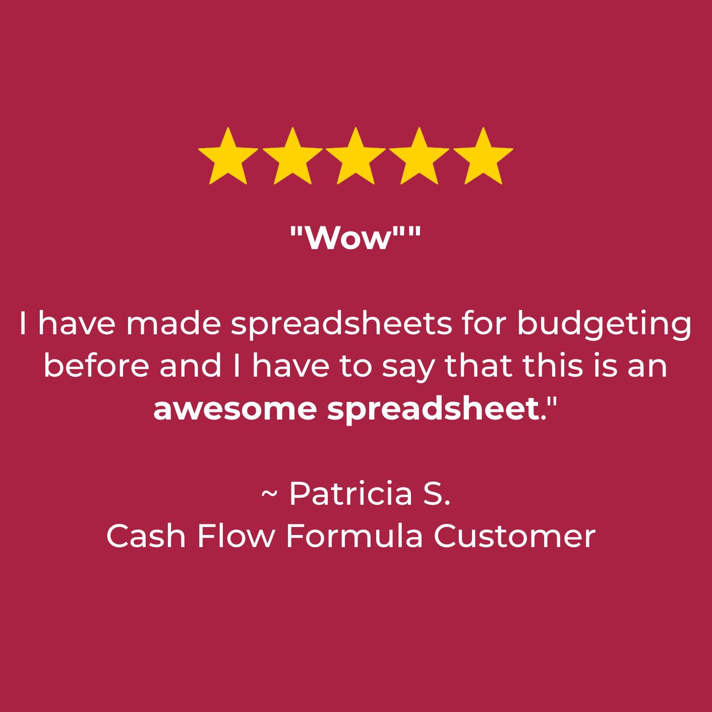 Cash Flow Formula - Organize Your Finances & Automate Your Budget