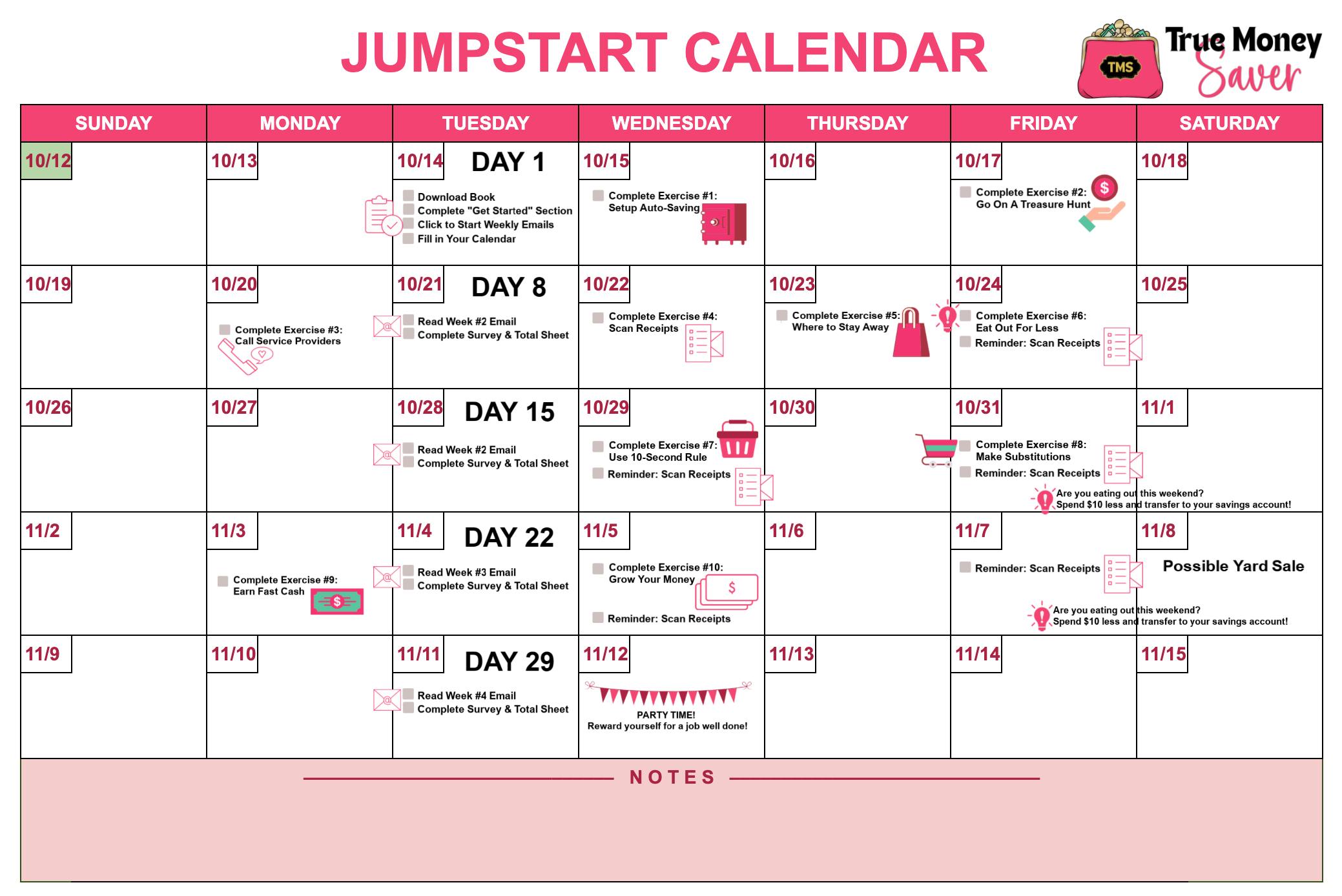 Jumpstart Your Savings - Add $500 To Your Bank Account in 30 Days (without selling anything)