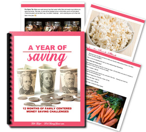 A Year Of Saving - Family Centered Money Savings Challenges