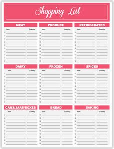Meal Plan Templates - Quickly Plan Your Meals This Week