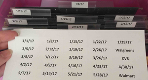 Date Tab Stickers {Free Shipping}